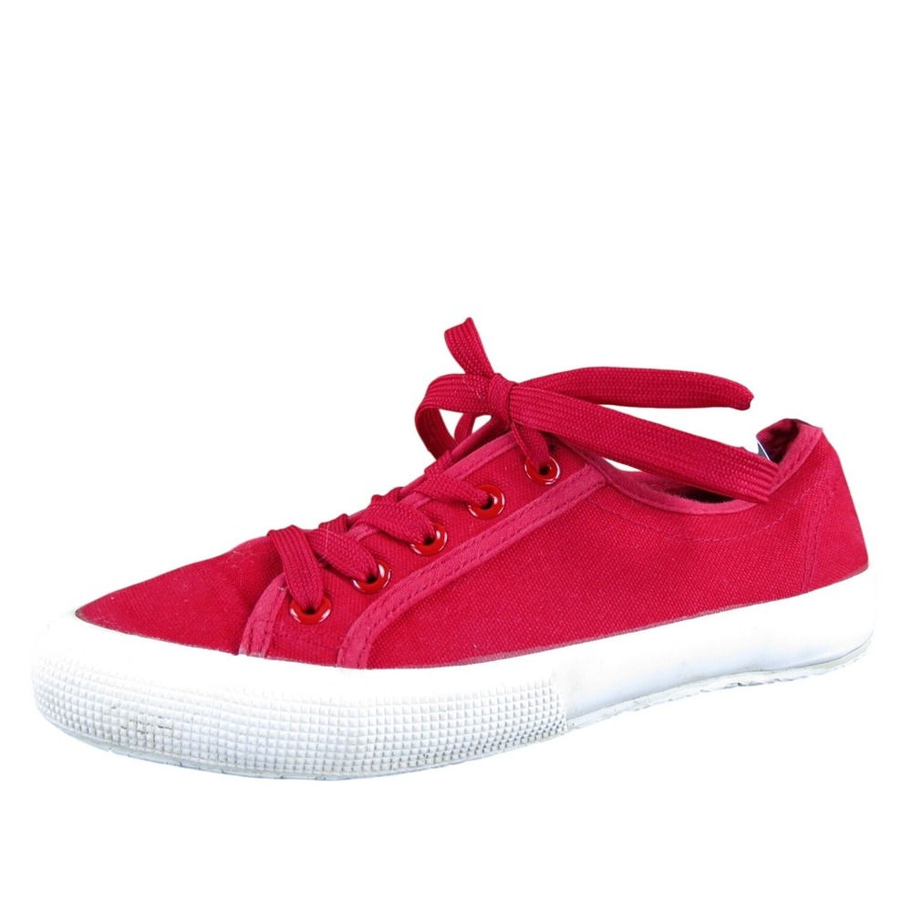 Easy‎ Spirit Women  Sneaker Red Canvas Sz 6 Medium Gently Used 2025